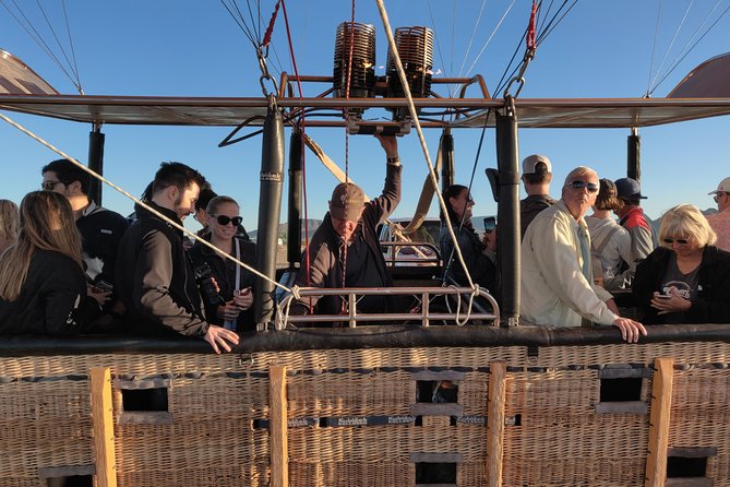 Phoenix area Hot Air Balloon Ride on the Largest Balloon in USA - A smooth landing followed by a desert breakfast