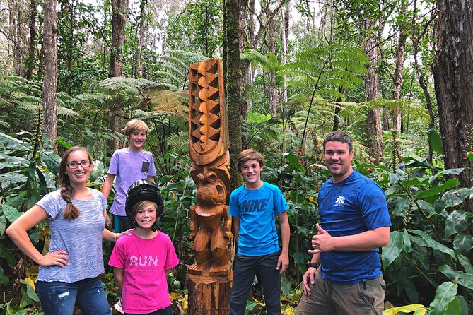 Polynesian Cultural ATV Tour in Kona - The trail: jungle, lava rock, and puddles