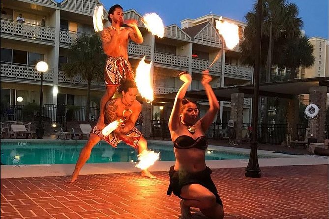 Polynesian Fire and Dinner Show Ticket in Daytona Beach - The lei greeting and pre-show drink