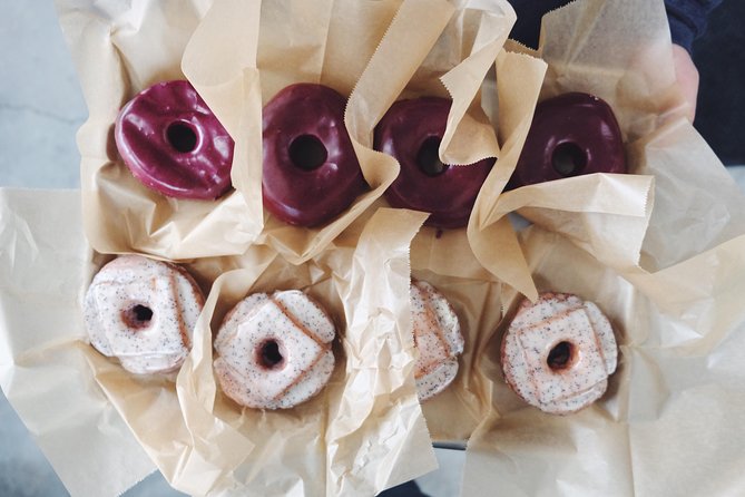 Portland's Original Delicious Donut Adventure & Walking Food Tour - Portlandia, Rebecca at the Well, and Pioneer Courthouse Square