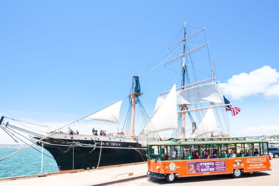 San Diego: Hop-on Hop-off Narrated Trolley Tour - Seaport Village is the easy break in the middle