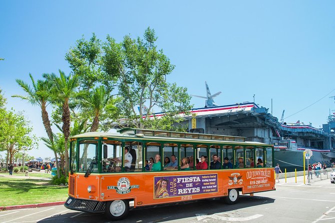 San Diego Hop On Hop Off Trolley Tour - Seaport Village and the marina make easy breaks