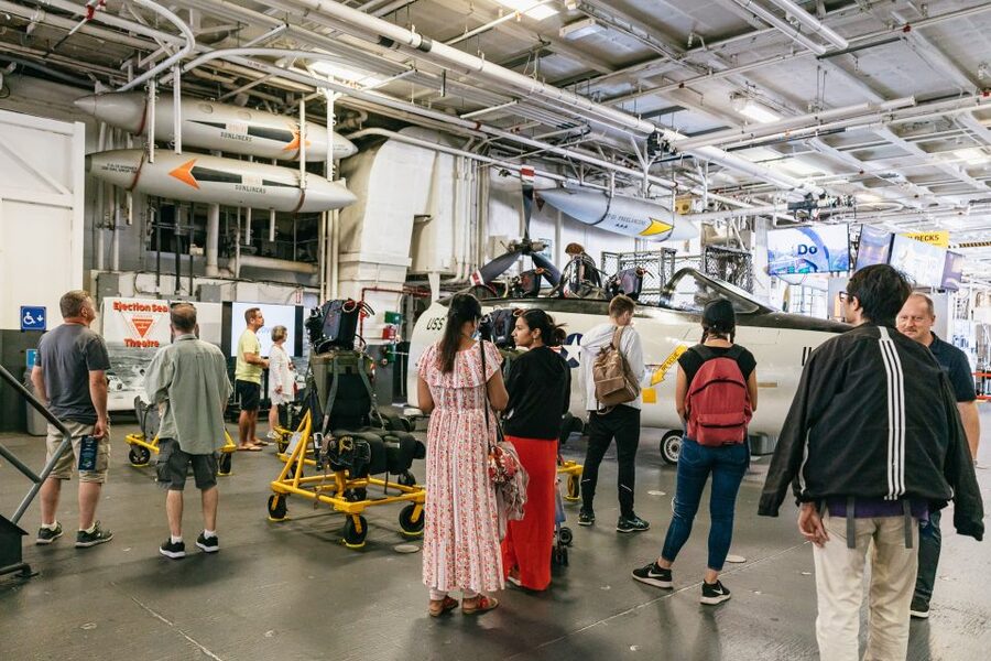 San Diego: USS Midway Museum Entry Ticket - The command areas and the story of carrier aviation