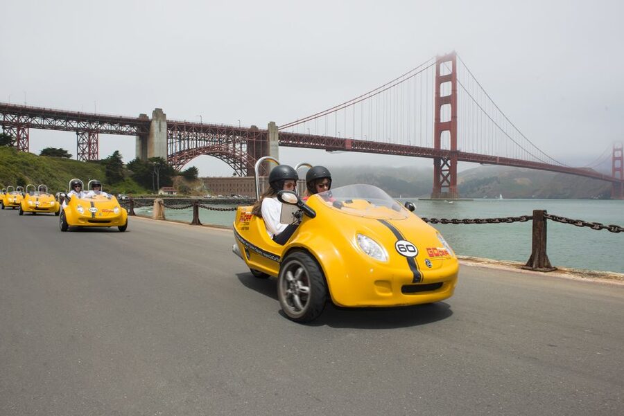 San Francisco: 3-Hour Early Bird GoCar Tour - The Golden Gate Bridge stop