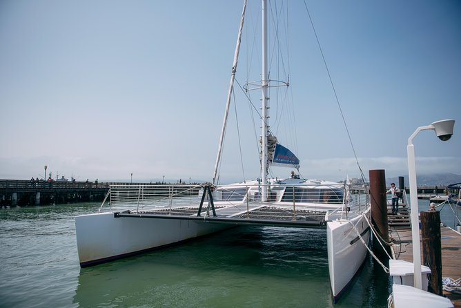 San Francisco Bay Sailing Cruise - The Golden Gate Bridge from below