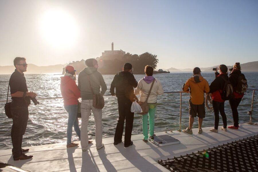 San Francisco Bay Sunset Cruise by Luxury Catamaran - The First Minutes: Leaving the Waterfront