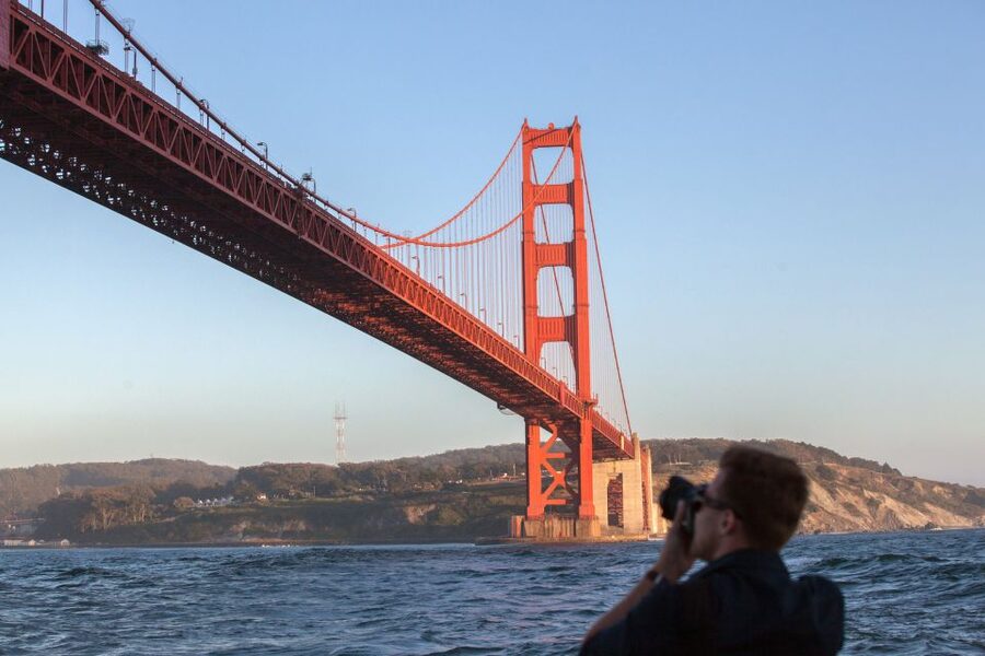 San Francisco Bay Sunset Cruise by Luxury Catamaran - Sunset Over the San Francisco Skyline