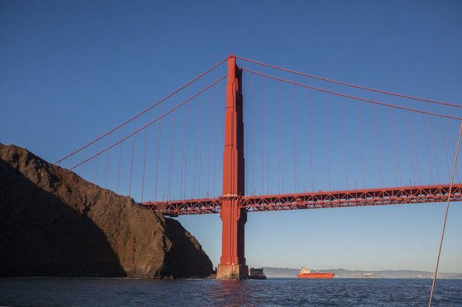 San Francisco: Golden Gate Bridge Catamaran Cruise - The first minutes on San Francisco Bay