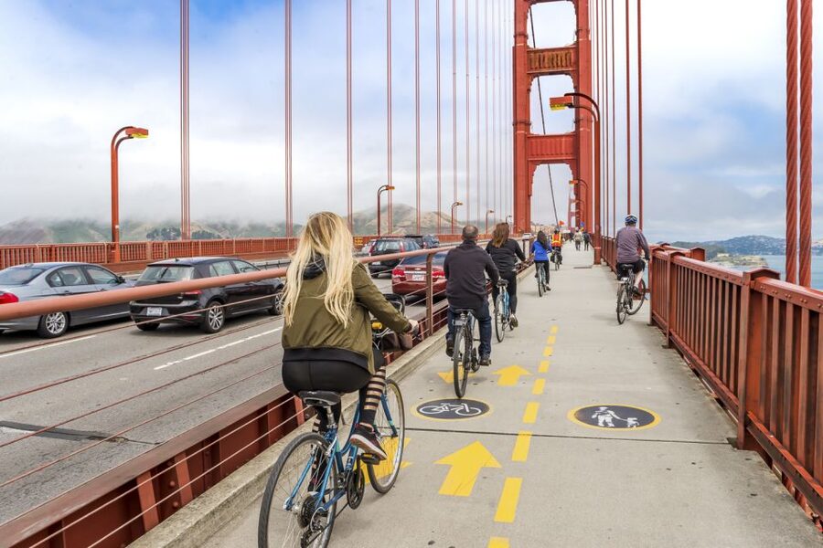 San Francisco: Golden Gate Bridge to Sausalito Cycling Tour - Crissy Field and the Warming Hut