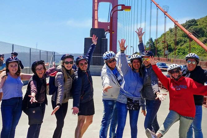 San Francisco Golden Gate To Sausalito Bike Tour - Vista Point and the final roll into Sausalito