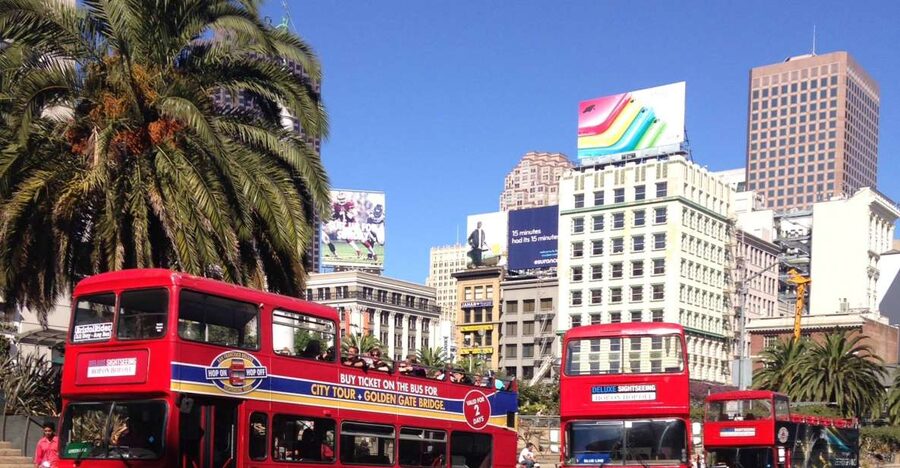 San Francisco: Hop-On Hop-Off Deluxe Bus Tour with 20 Stops - Starting at Union Square or Taylor Street