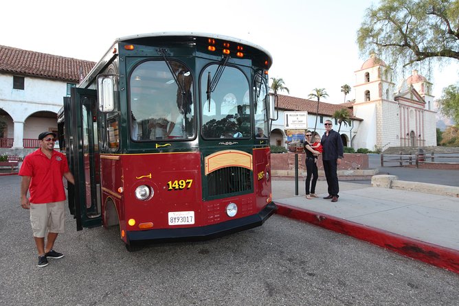 Santa Barbara Trolley Tour - Starting at Stearns Wharf and the waterfront