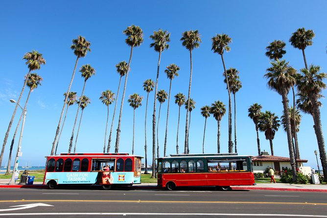 Santa Barbara Trolley Tour - Butterfly Beach and a look at Montecito