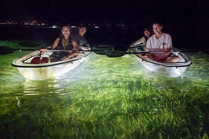 Sarasota - Clear Kayak LED Night Glass Bottom Tour - Starting at Ken Thompson Parkway after sunset