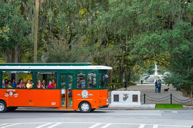 "Savannah for Morons" Comedy Trolley Tour - Green-Meldrim House and Madison Square