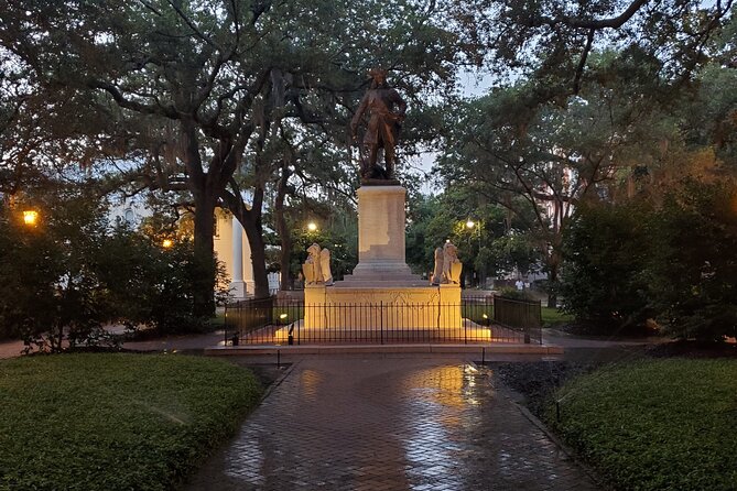 Savannah History and Haunts Candlelit Ghost Walking Tour - Walking beneath moss-draped oaks