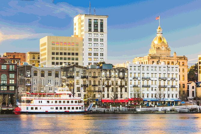 Savannah Land & Sea Combo: City Sightseeing Trolley Tour with Riverboat Cruise - The Georgia Queen, food, and onboard expectations