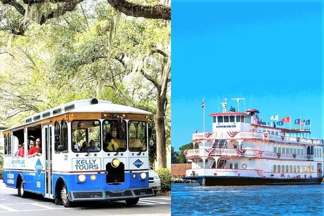 Savannah Land & Sea Combo: City Sightseeing Trolley Tour with Riverboat Cruise - Forsyth Park and Savannah’s famous squares