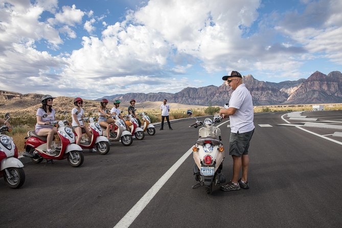 Scooter Tours of Red Rock Canyon - Three short stops for photos, facts, and a breather