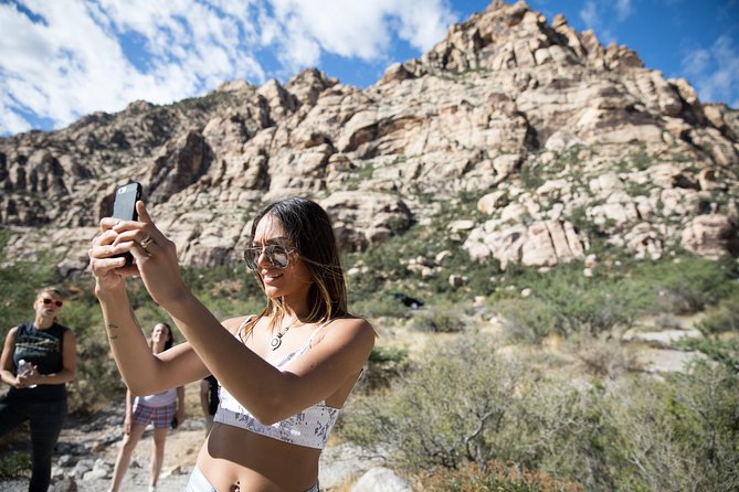 Scooter Tours of Red Rock Canyon - Learning the scooter before the 13-mile ride