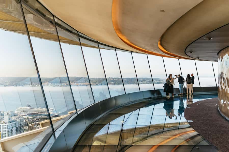 Seattle: Space Needle & Chihuly Garden and Glass Ticket - Redeeming the voucher at the Space Needle