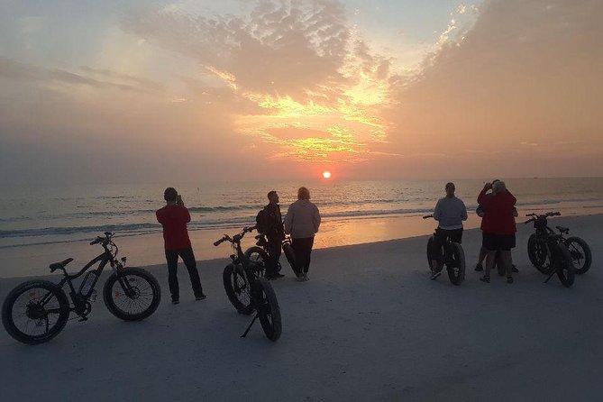 Siesta Key Electric Bike Sunset Tour - Riding the entire beach on electric power