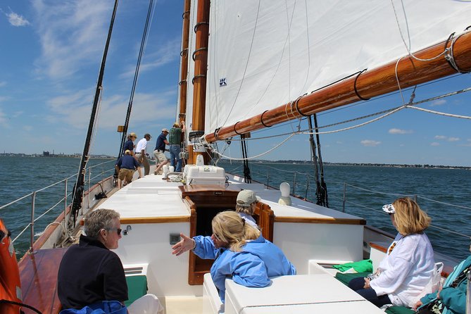 Sightseeing Day Sail around Boston Harbor - Fan Pier, Moakley Courthouse, and Harpoon Brewery