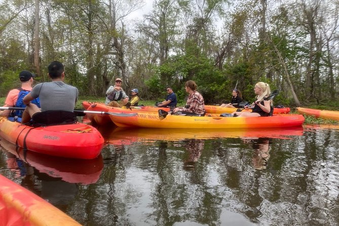 Small-Group Manchac Swamp Kayak Tour - What to wear for two and a half hours
