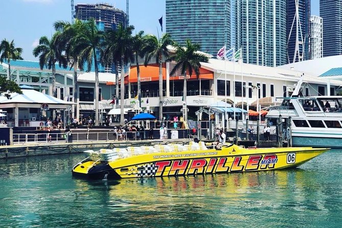 Speedboat Sightseeing Adventure of Miami - The fast section, spray, and seating advice