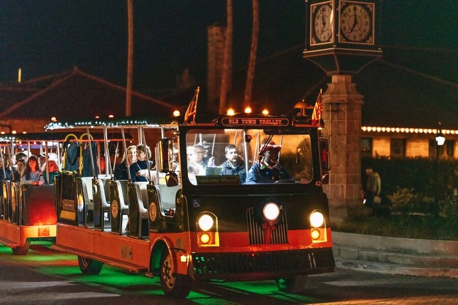 St Augustine: Nights of Lights Trolley Tour - Weather, comfort, and practical planning