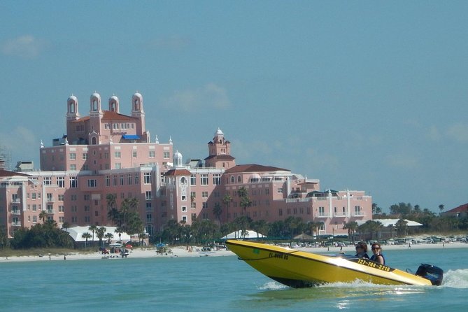 St Petersburg Speed Boat Adventure - Taking the wheel at St. Pete Beach