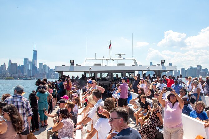 Statue of Liberty & NYC Skyline Cruise - Freedom Liberty Tour - Under the Brooklyn Bridge and past Dumbo
