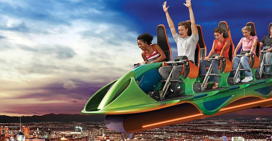 STRAT Tower Thrill Rides Admission - The STRAT SkyPod: Las Vegas from 1,149 feet