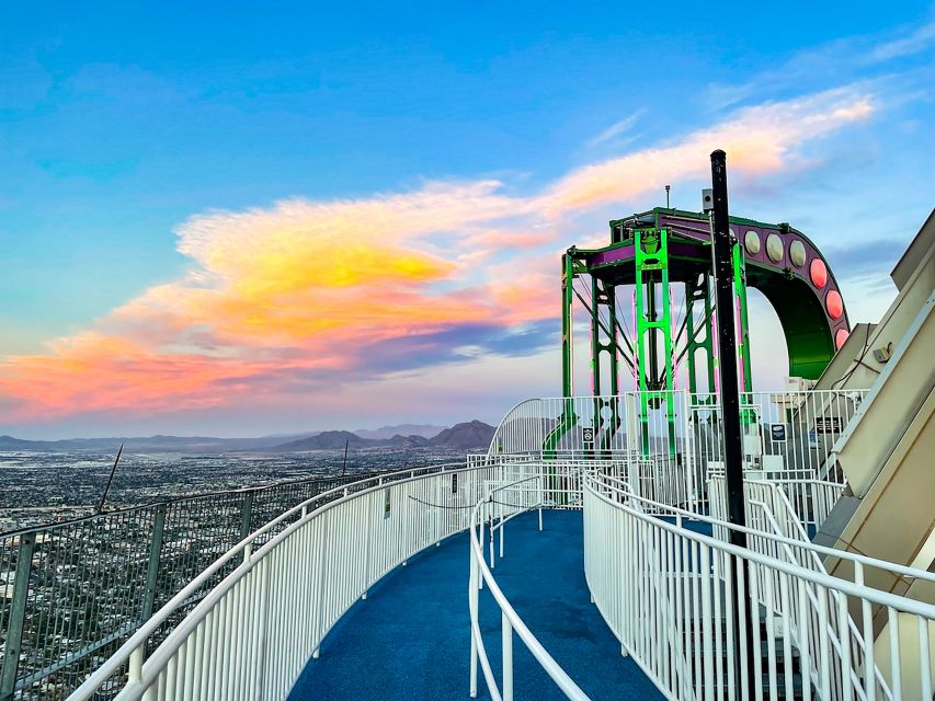 STRAT Tower Thrill Rides Admission - X-Scream at 866 feet: the edge is the ride