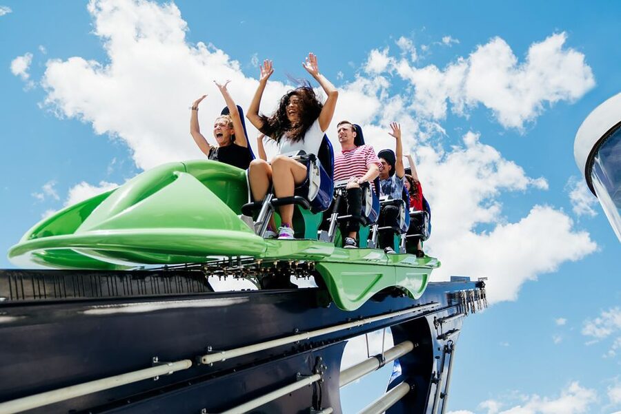 STRAT Tower Thrill Rides Admission - What the ride process feels like