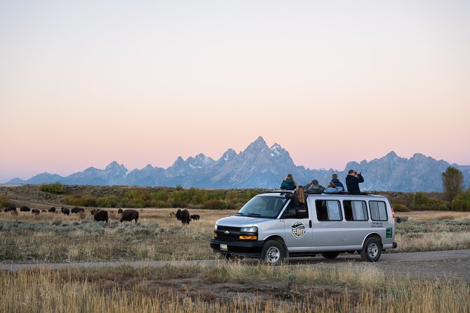 Sunset 4-Hour Grand Teton Wildlife Adventure - A Seven-Seat Vehicle Built for Looking Out