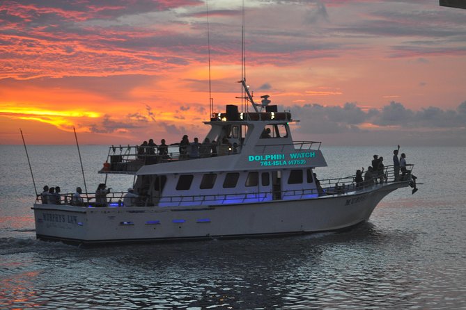 Sunset Dolphin Watch Tour - South Padre Island from the bay