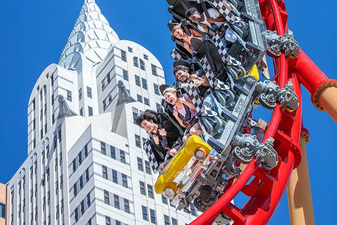 The Big Apple Coaster at New York New York Hotel and Casino - Getting to the coaster inside New York-New York