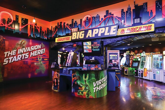 The Big Apple Coaster at New York New York Hotel and Casino - Phones, lockers, photos, and personal items