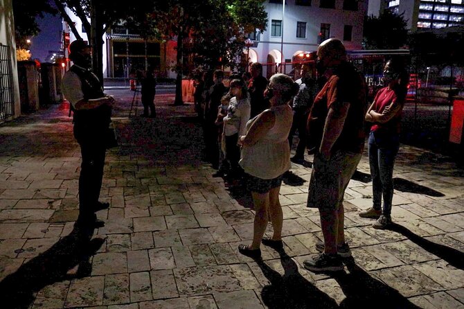 The Haunted Ghost Bus Tour in San Antonio - Walking through one of San Antonio’s oldest cemeteries