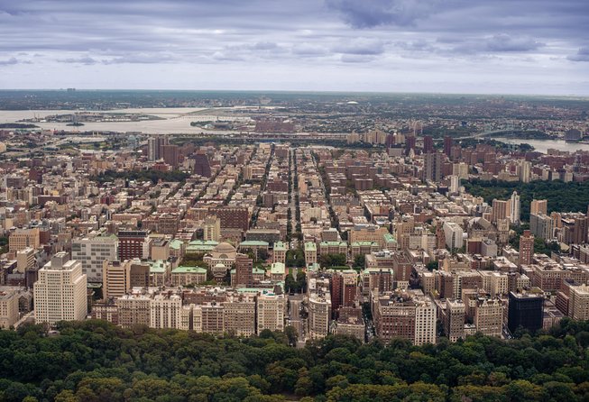 The Manhattan Helicopter Tour of New York - Central Park from above, then back to Lower Manhattan
