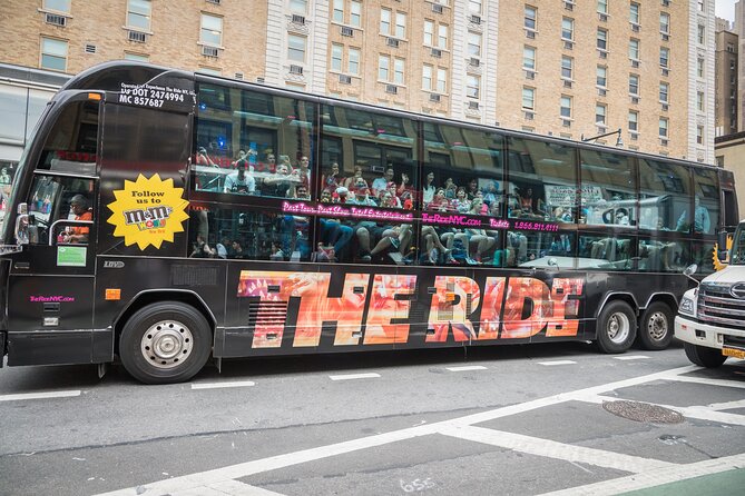 The RIDE Experience Theatrical Bus Tour - Midtown Manhattan, Turned Into a Stage