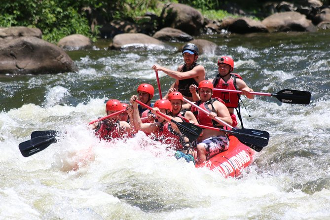 Upper Pigeon River Rafting Trip from Hartford - Safety instruction and raft preparation