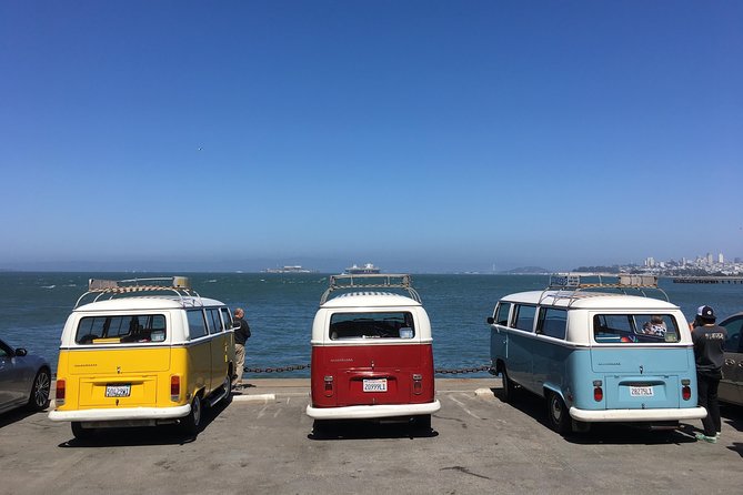 Vantigo - The Original San Francisco VW Bus Tour - The Painted Ladies and postcard San Francisco