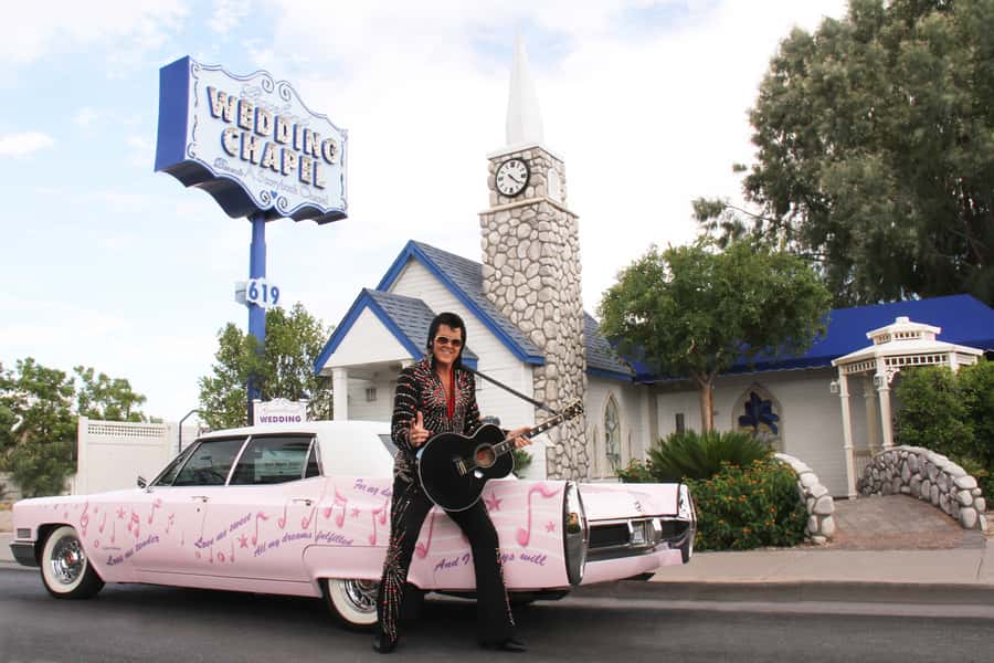 Vegas: Elvis-Themed Graceland Chapel Wedding or Vow Renewal - Who will enjoy this most