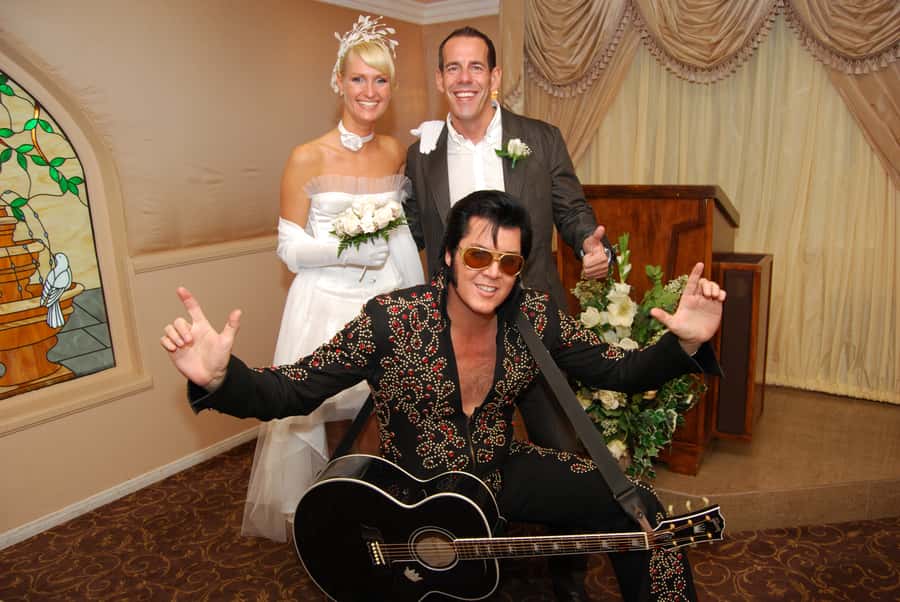 Vegas: Elvis-Themed Graceland Chapel Wedding or Vow Renewal - The limousine ride from your Strip hotel