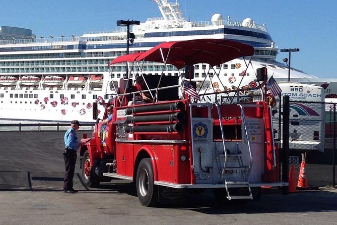 Vintage Fire Truck Sightseeing Tour of Portland Maine - Maine Narrow Gauge Railroad and the Eastern Promenade
