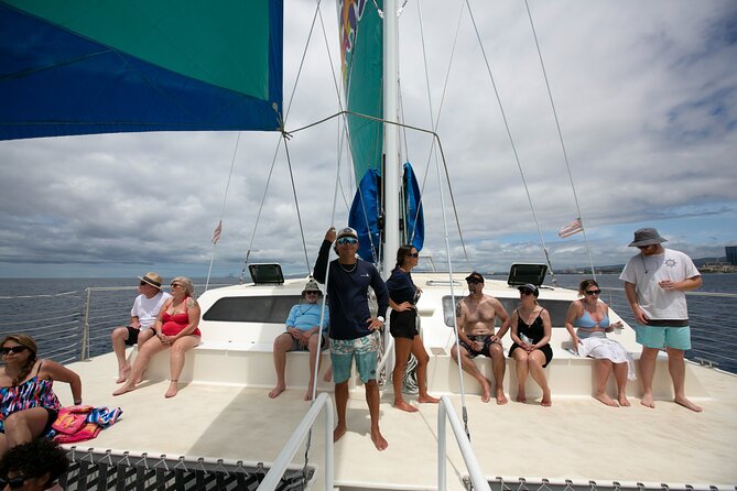 Waikiki Catamaran Snorkel Sail with Lunch: Turtles Guaranteed - Lunch, drinks, and the midday timing