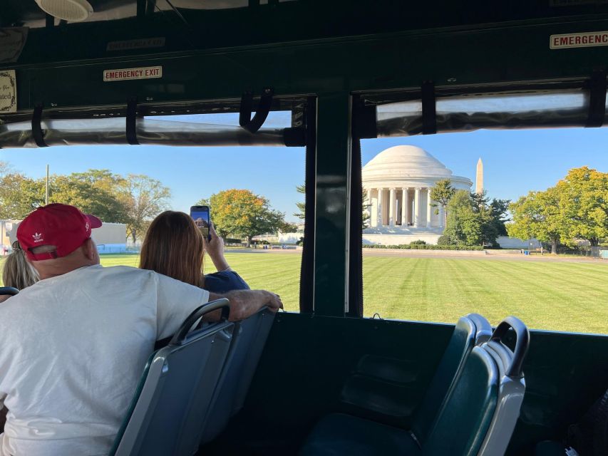 Washington, DC: Hop-On Hop-Off Old Town Trolley City Tour - The Washington Monument and the memorial basin