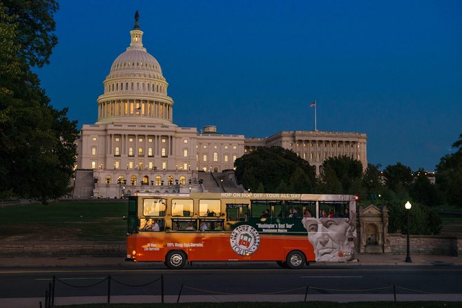 Washington DC Monuments by Moonlight Tour by Trolley - Jefferson Memorial and the Washington Monument